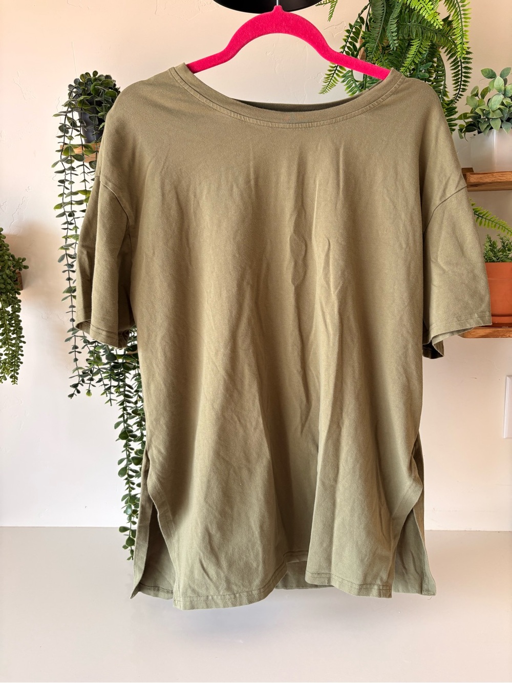 Olive Green Short Sleeve Tee